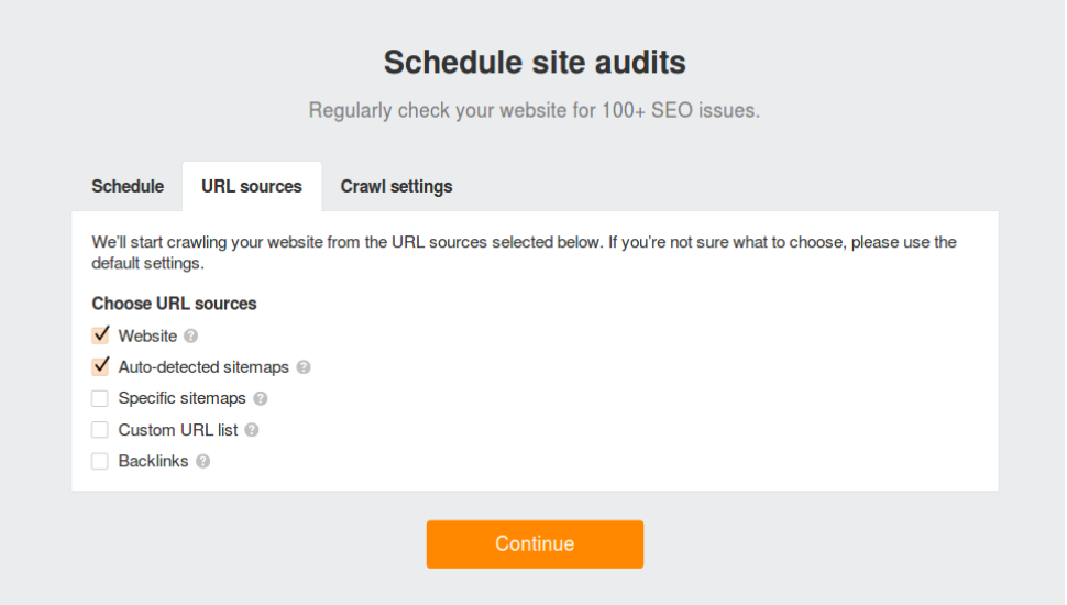 URL sources