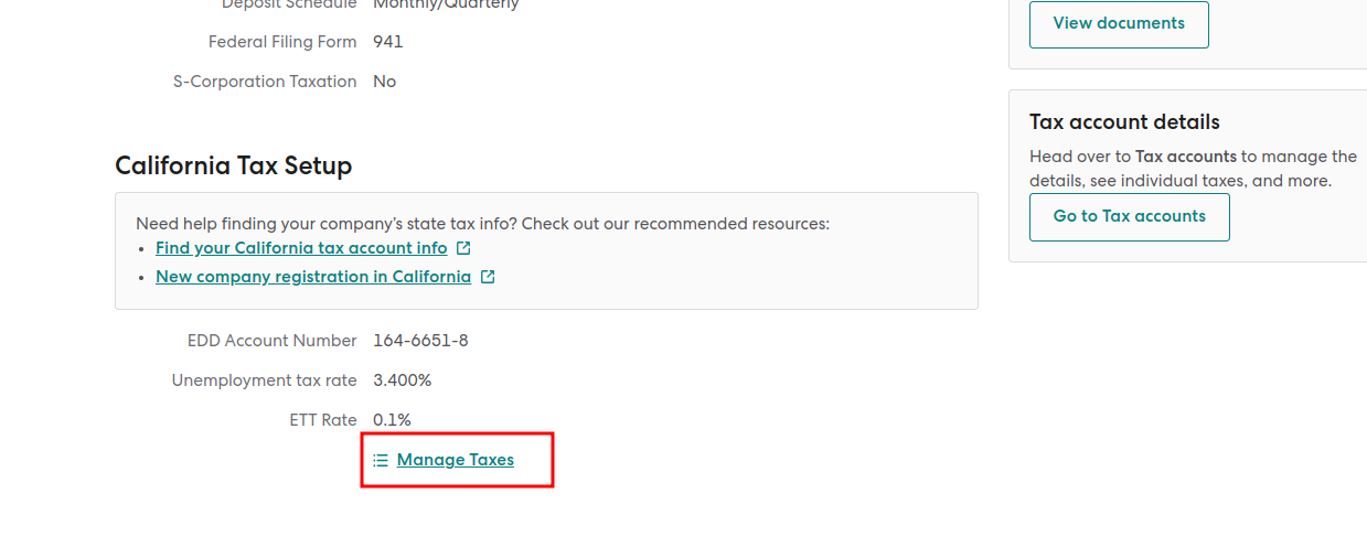 Manage Task in gusto payroll