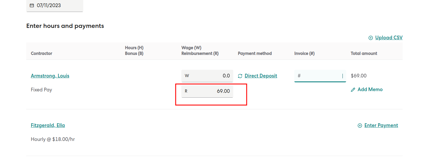 Specify Dollar Ammount