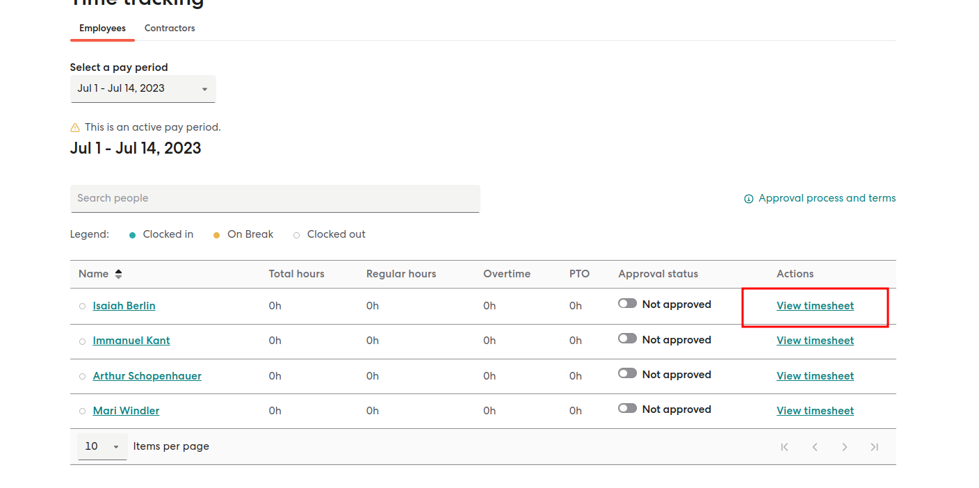 Add hours in Gusto payroll